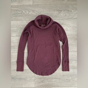 Women's Purple Turtleneck Sweater TNA Aritzia shirt top XS